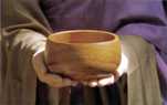 Begging Bowl in Hands