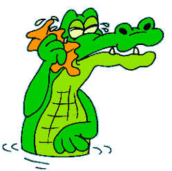 Crocodile crying