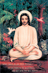 Jesus shown as a Hindu yogi in a book published in 1986